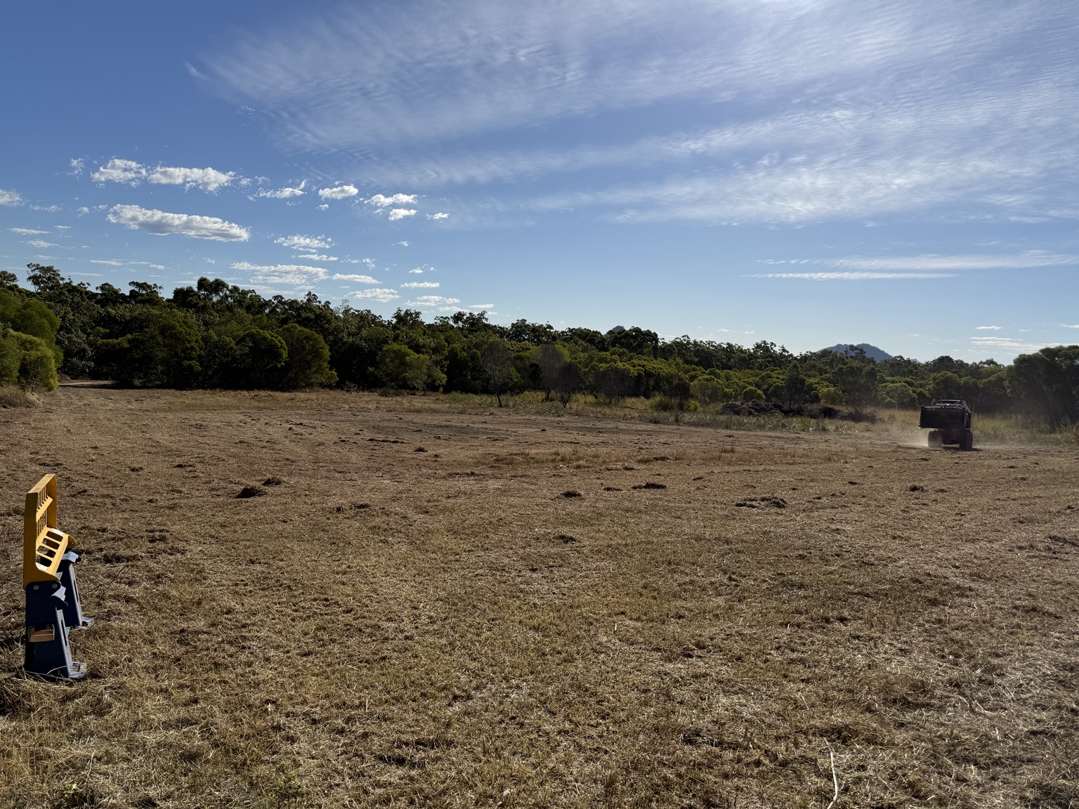 Cleared and levelled acreage